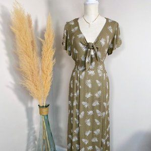 Floral Print Maxi Dress